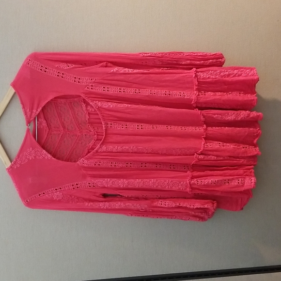 Free People Sweetest Dream Pink Tunic Size XS - Picture 6 of 15